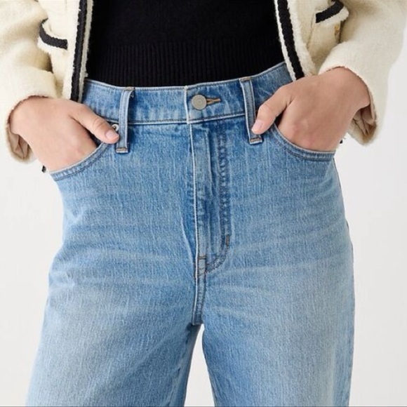 J. Crew Slim Wide Leg Jeans. Very good condition. Have only worn a few times. - Picture 8 of 8